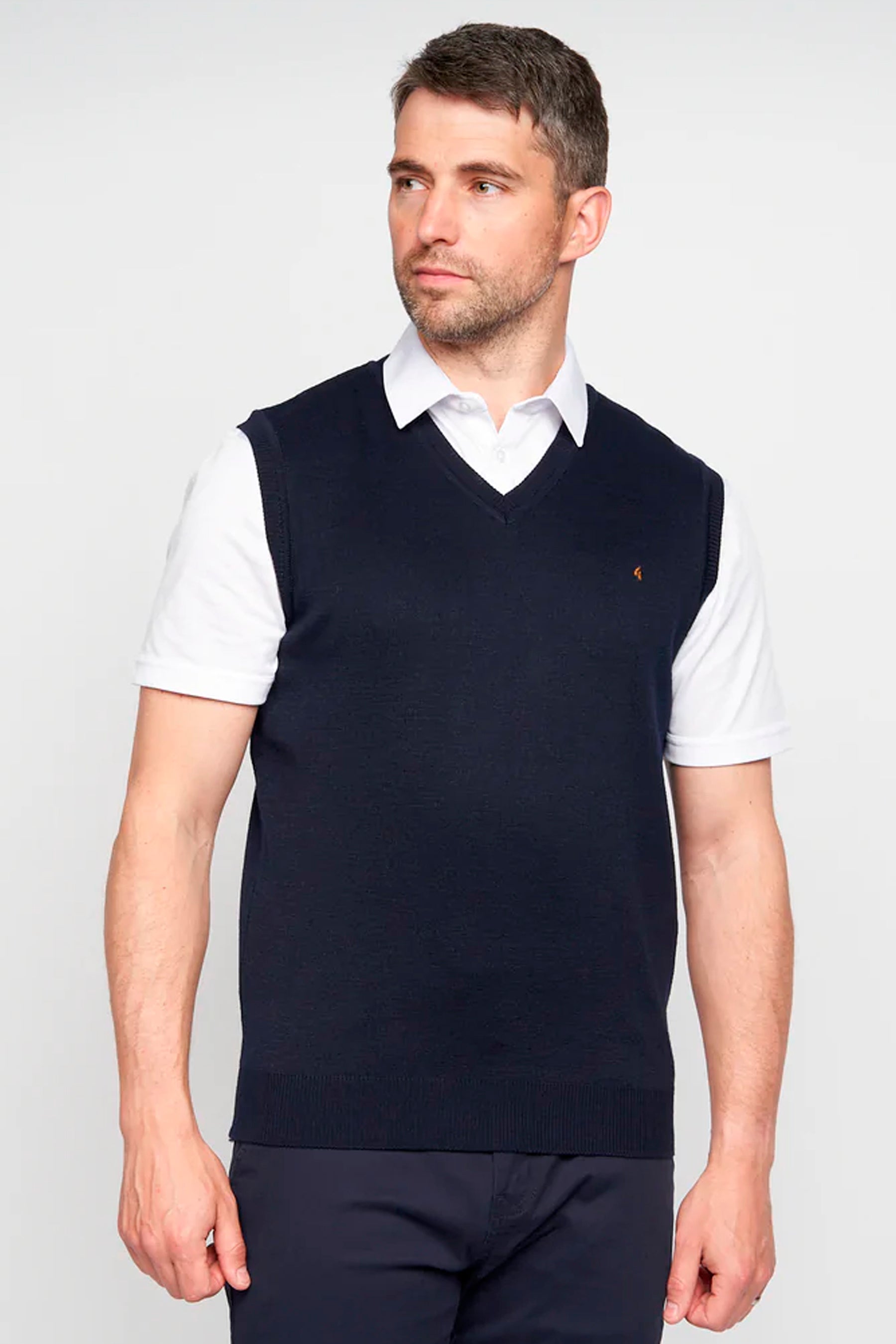 Gabicci Sleeveless Pullover - Navy