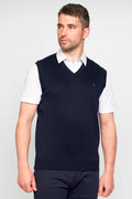 Gabicci V-Neck Jumper - Navy