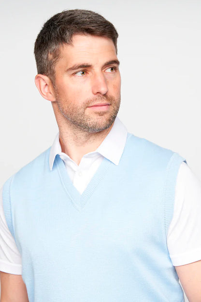 Gabicci Sleeveless Pullover - Sky