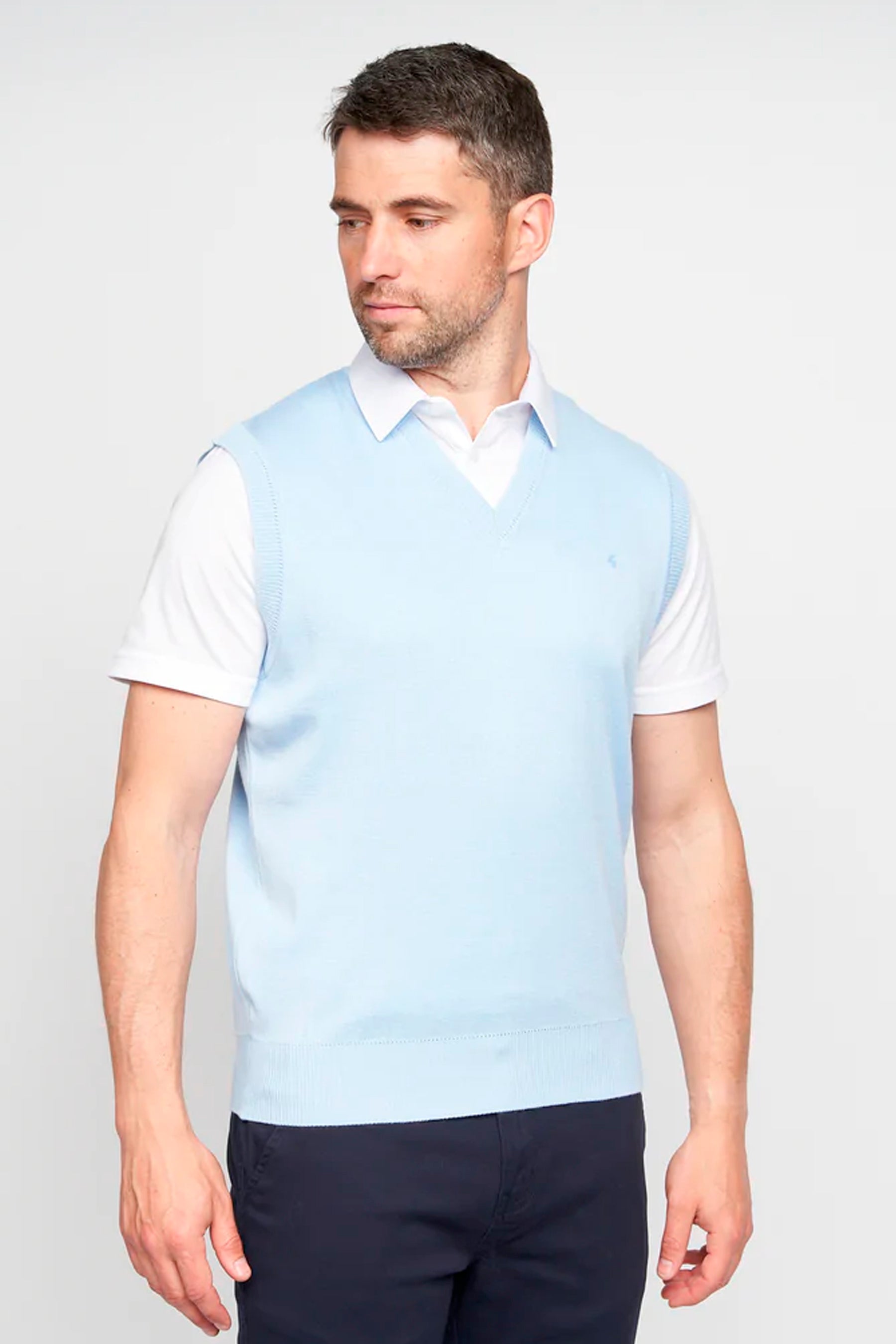 Gabicci Sleeveless Pullover - Sky