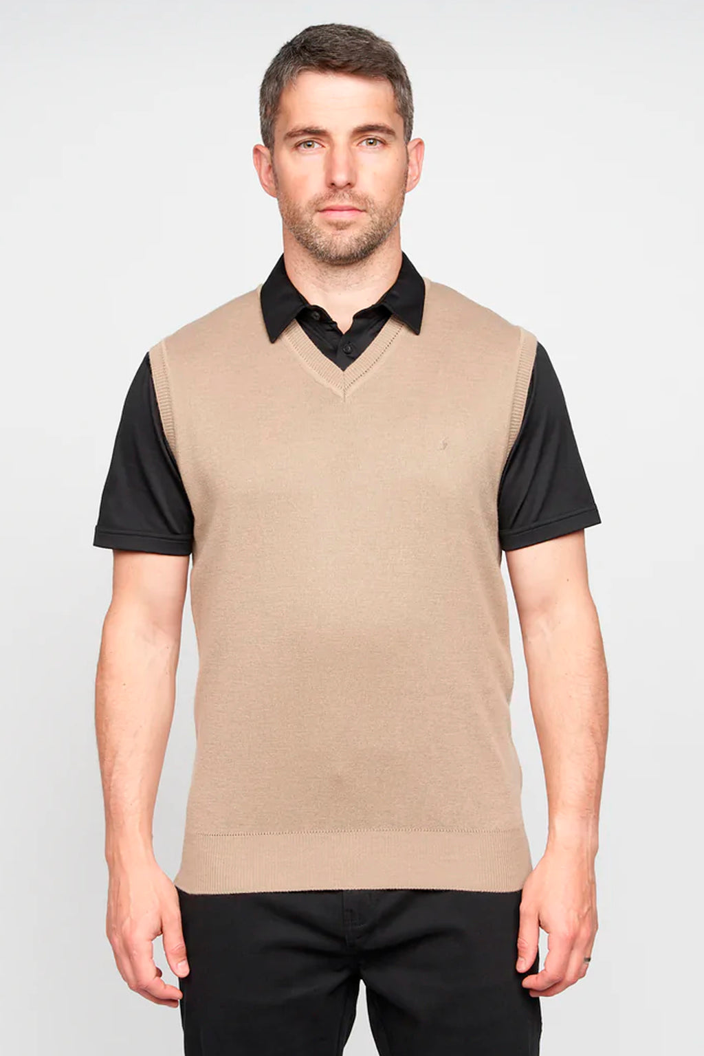 Gabicci Sleeveless Pullover - Stone