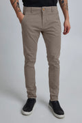 Stretch Slim Chinos - Granite