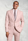 Hardy Tailored Fit Texture Suit Jacket - Pink