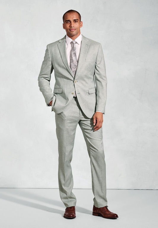 Hardy Tailored Fit Texture Suit Jacket - Green