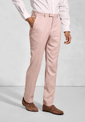 Hardy Tailored Fit Texture Suit Trousers - Pink