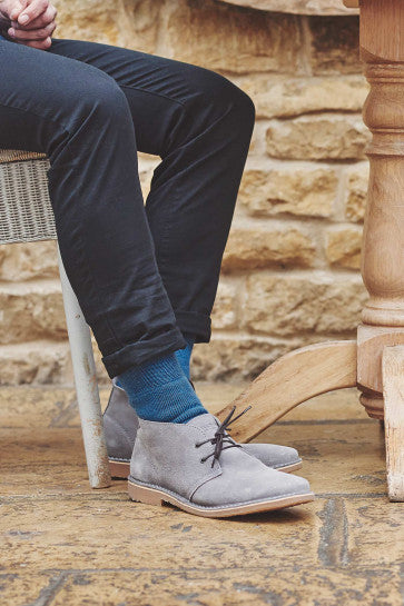 Wool Diabetic Sock - HJ1352 - Airforce