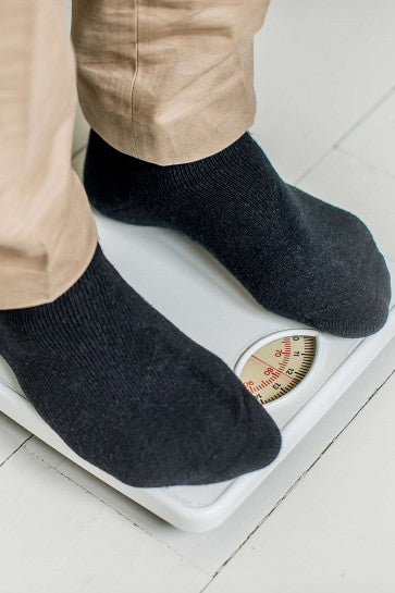 Wool Diabetic Sock - HJ1352 - Black