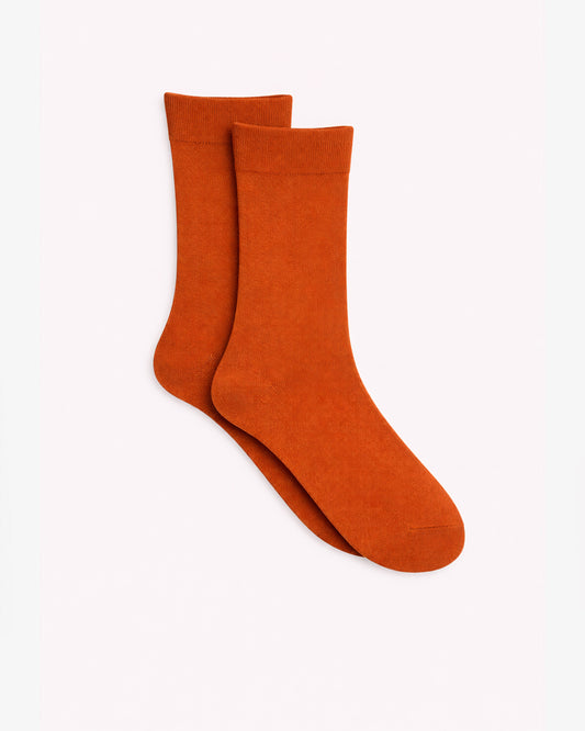 Bright Colours Fashion Sock HJ48 - Rust