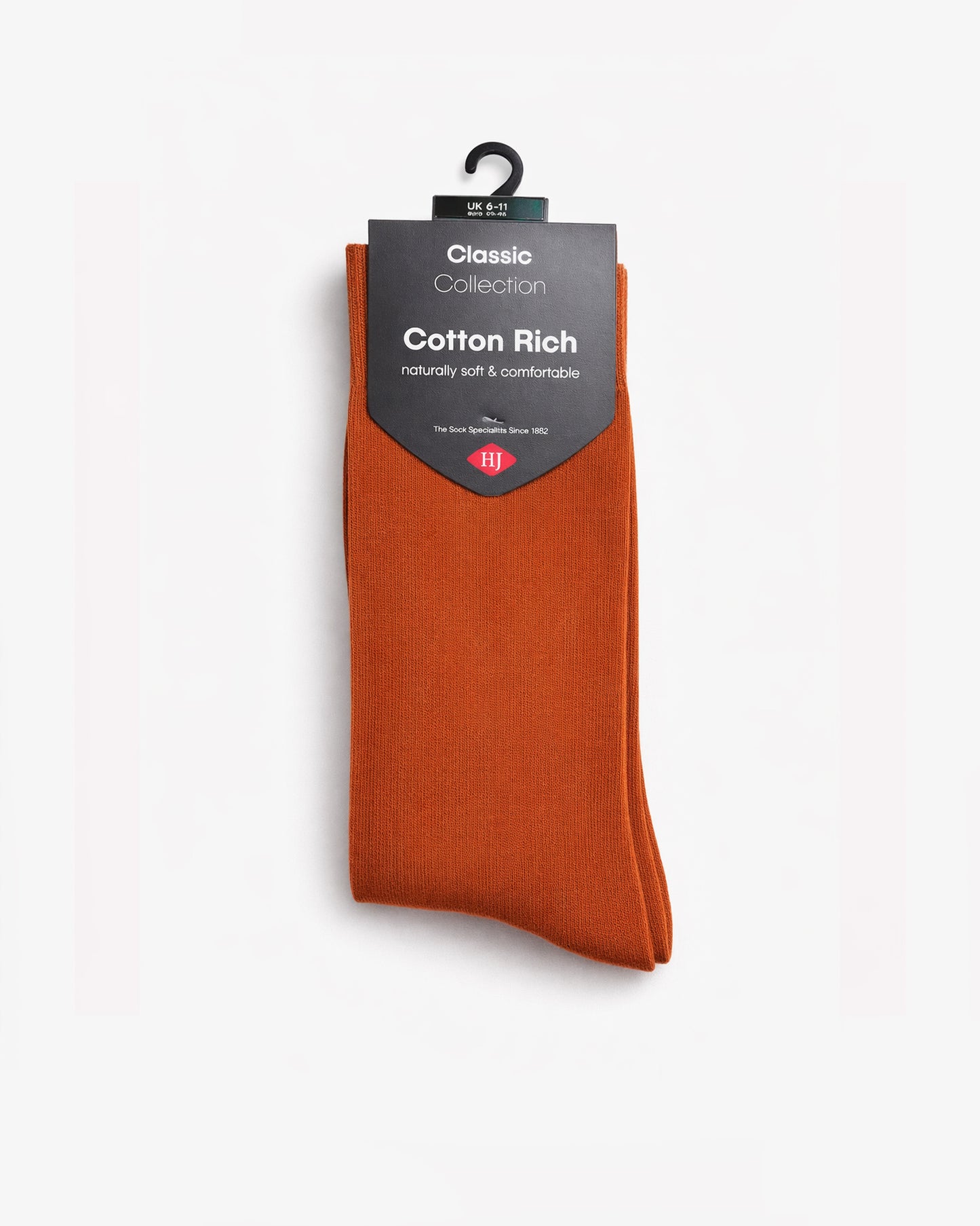 Bright Colours Fashion Sock HJ48 - Rust