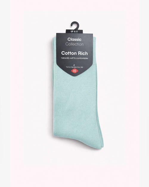 Bright Colours Fashion Sock HJ48 - Sea Mist