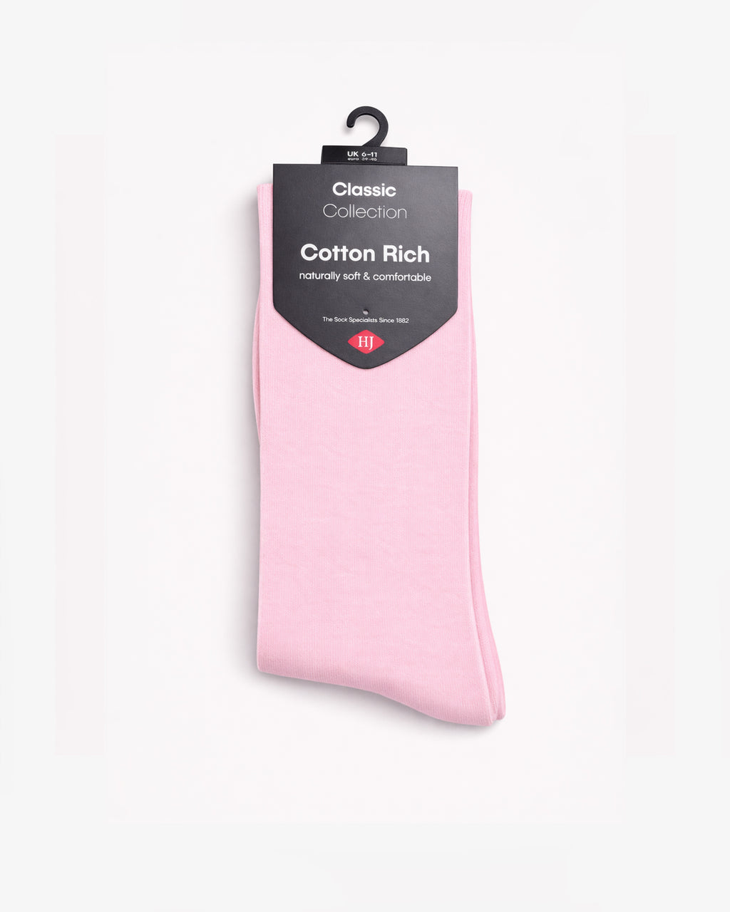 Bright Colours Fashion Sock HJ48 - Soft Pink