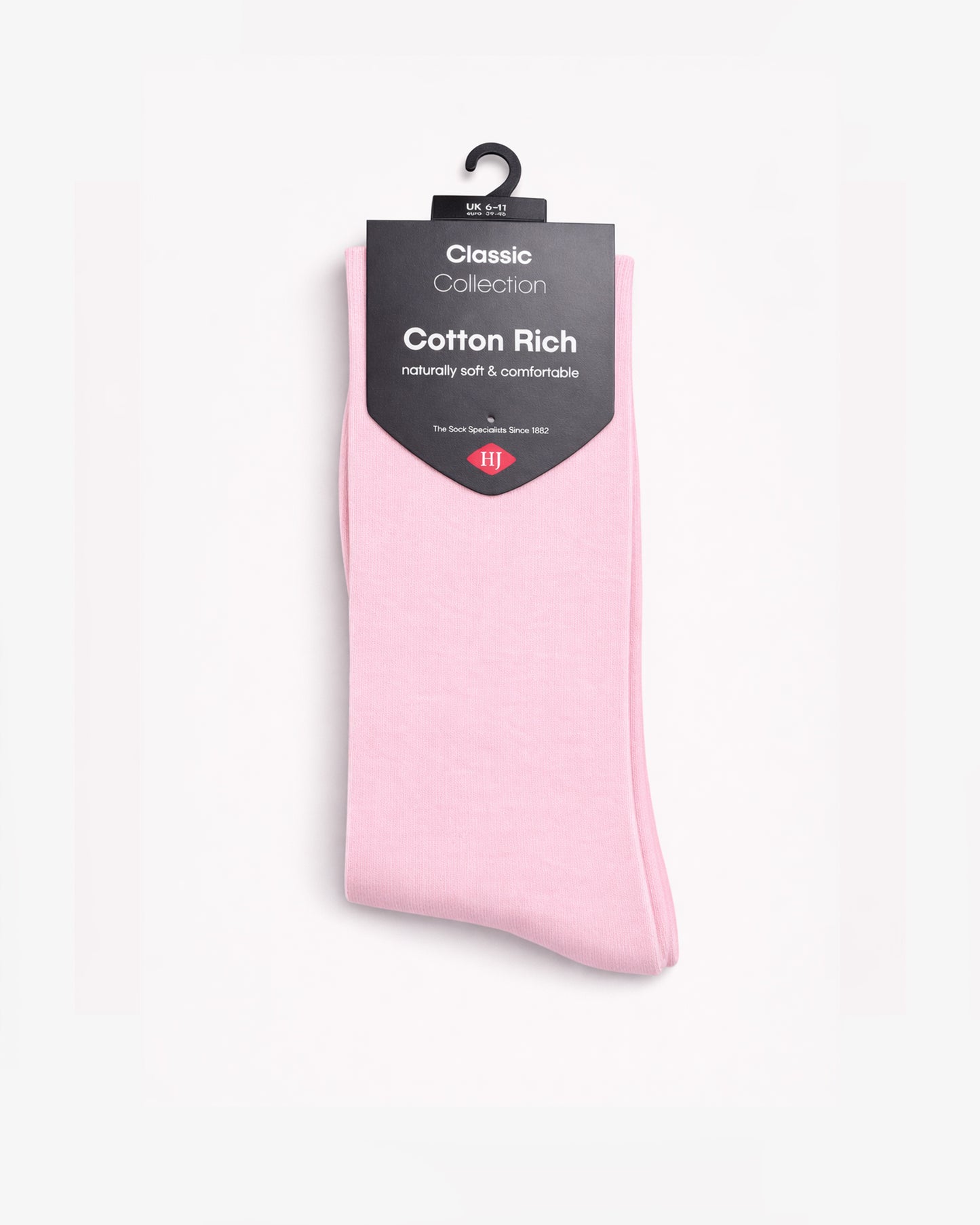 Bright Colours Fashion Sock HJ48 - Soft Pink