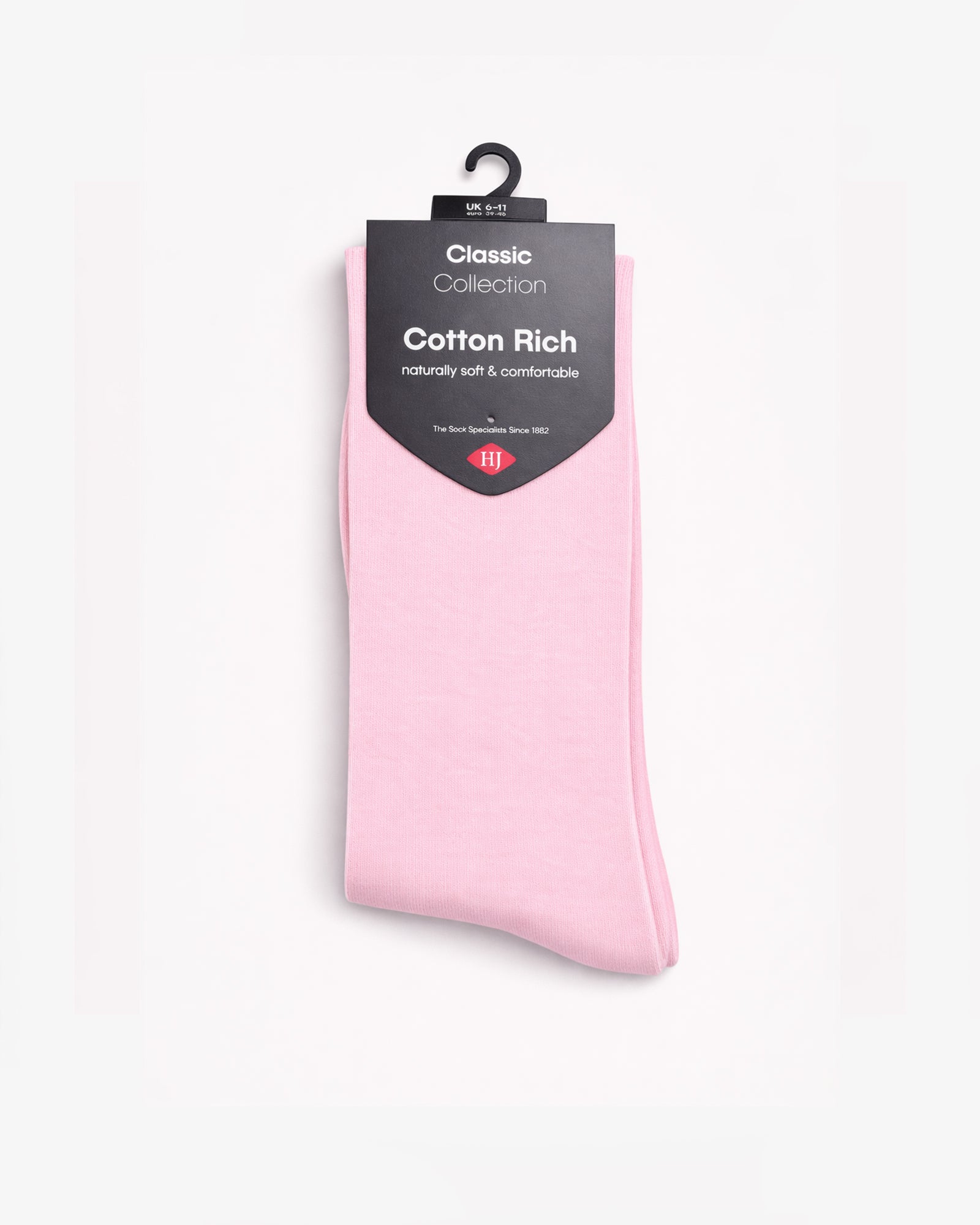 Bright Colours Fashion Sock HJ48 - Soft Pink