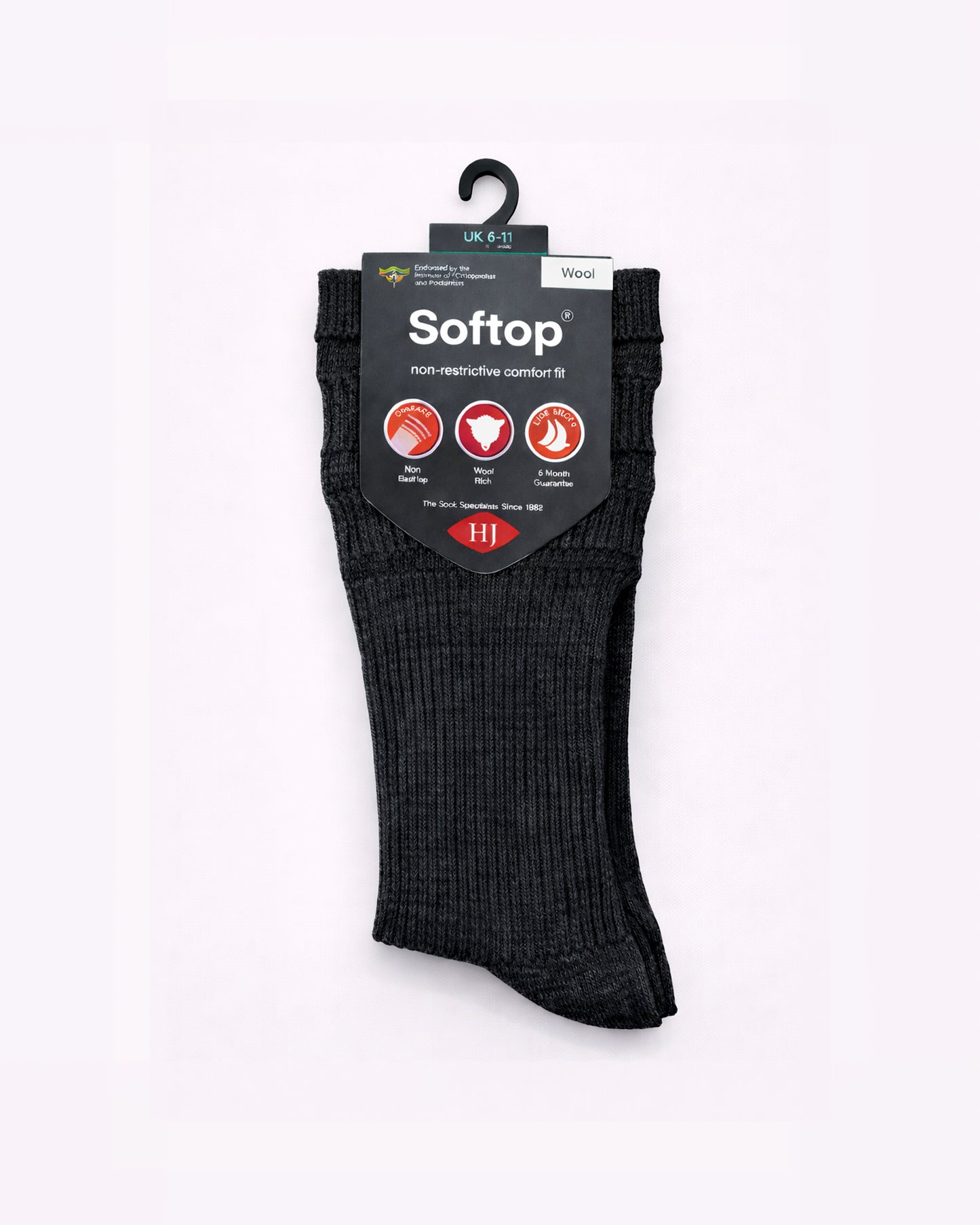 Wool Softop® - HJ90 Men's Original Wool Rich Softop - Charcoal