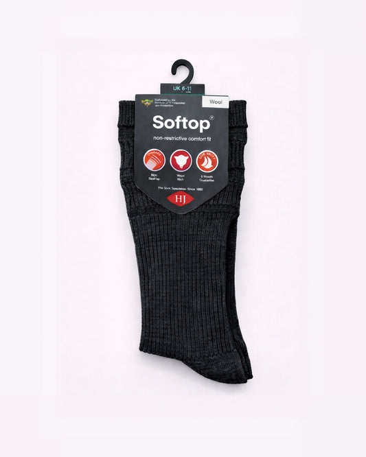 Wool Softop® - HJ90 Men's Original Wool Rich Softop - Charcoal