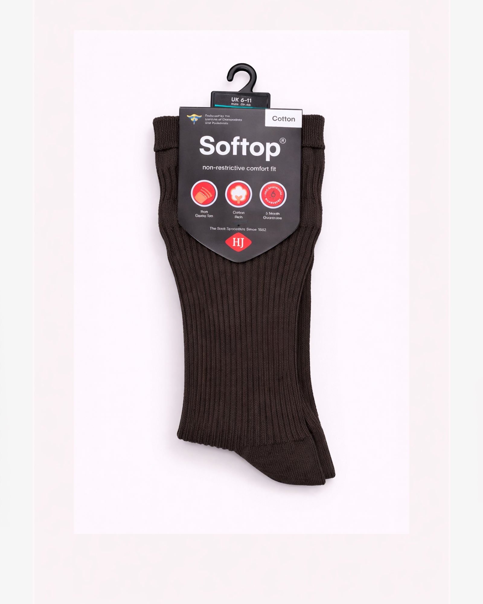 Cotton Softop® - HJ91 Men's Original Cotton Rich Softop - Dk Brown