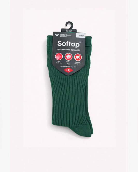 Cotton Softop® - HJ91 Men's Original Cotton Rich Softop - Forest Green