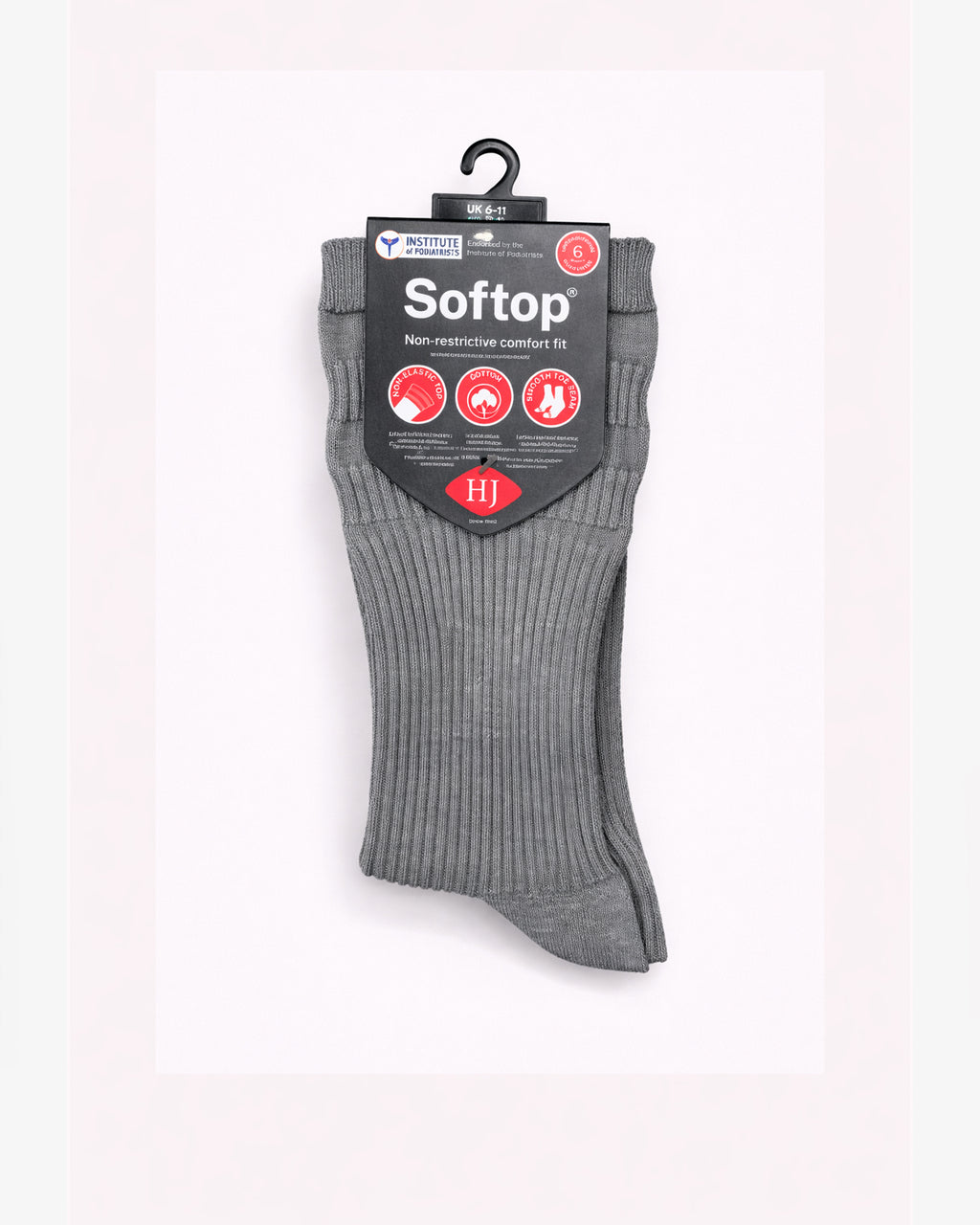 Cotton Softop® - HJ91 Men's Original Cotton Rich Softop - Mid Grey