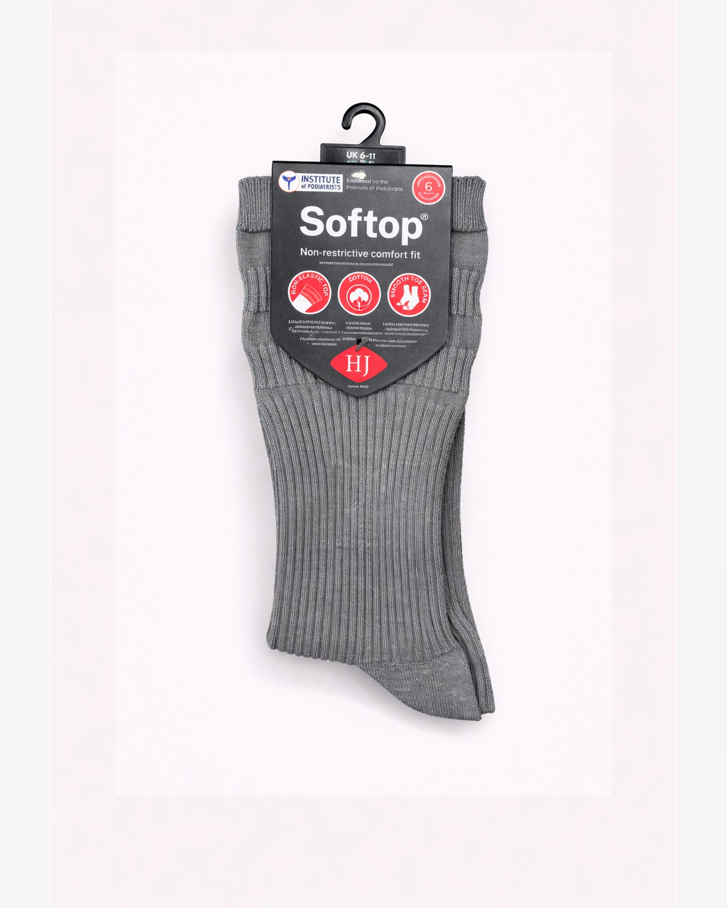 Cotton Softop® - HJ91 Men's Original Cotton Rich Softop - Mid Grey