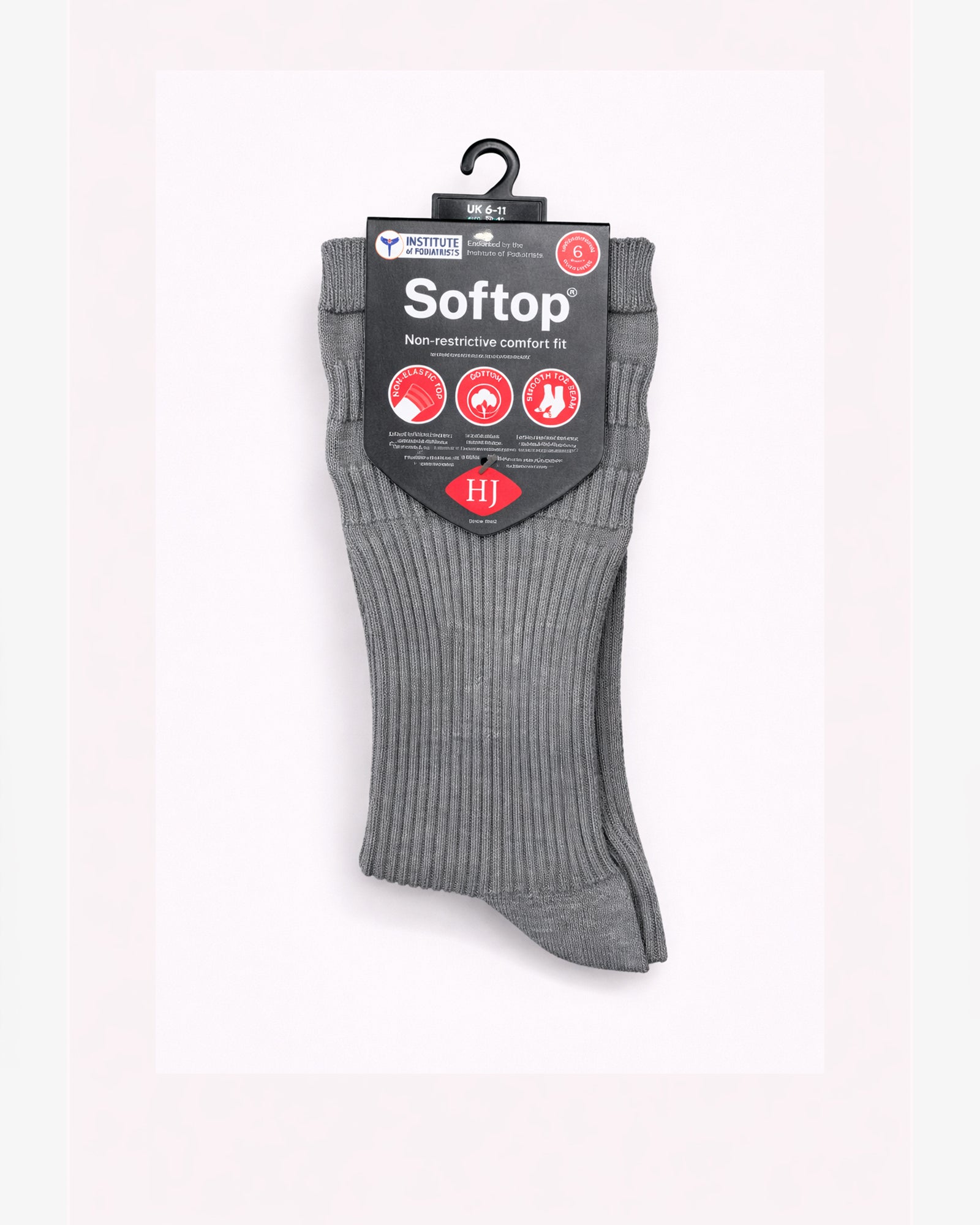 Cotton Softop® - HJ91 Men's Original Cotton Rich Softop - Mid Grey