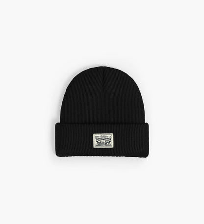 Levi's Back Patch Beanie - Black