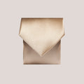 Plain Satin Tie - Light Beige