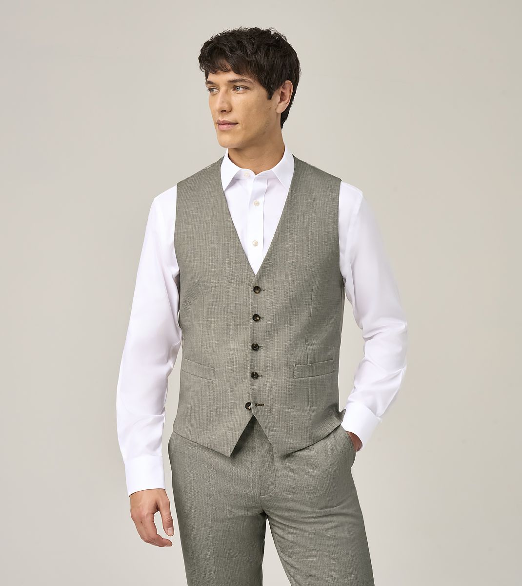 Redding Waistcoat - Smokey Sage Green