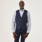 Ruthin Tweed Waistcoat - Navy