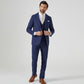 Jude Tweed Suit Trousers - Navy