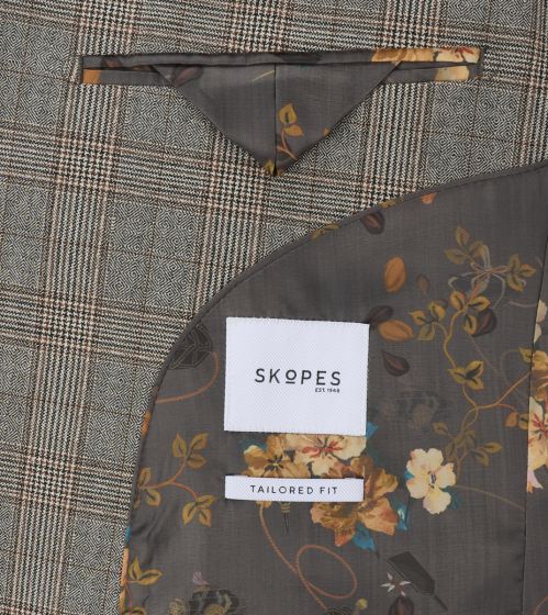 Haley Grey/Brown Prince of Wales Check - Jacket