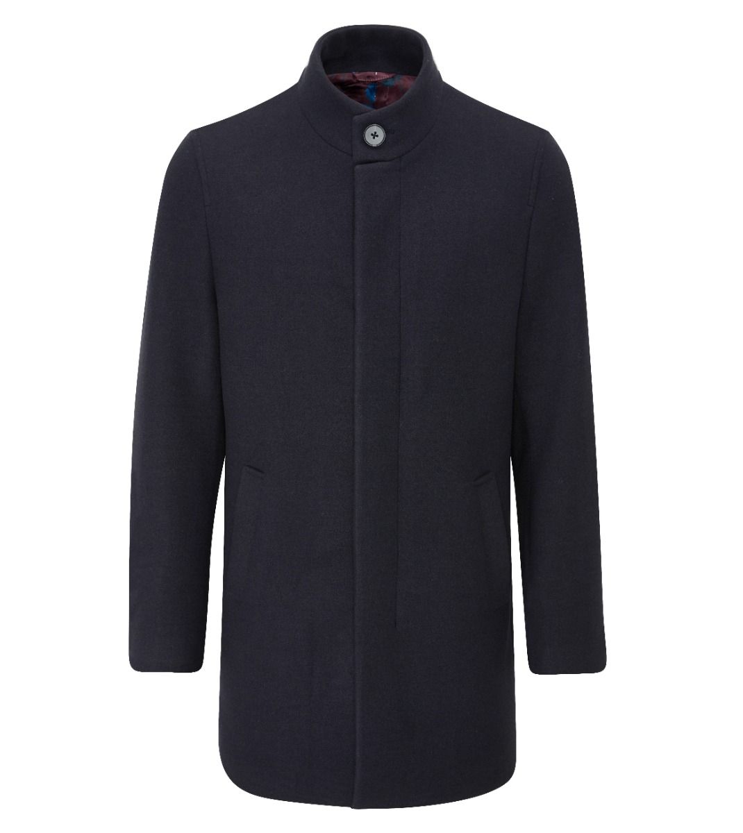 Faulkner 3/4 Overcoat - Navy