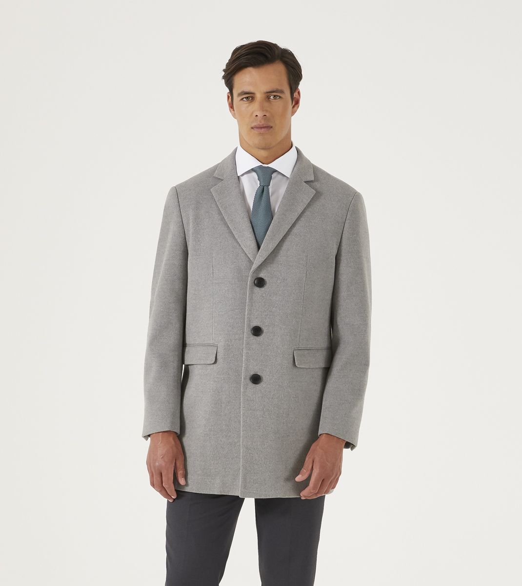 Fairlop 3/4 Overcoat - Silver