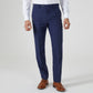Jude Tweed Suit Trousers - Navy