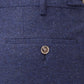 Jude Tweed Suit Trousers - Navy