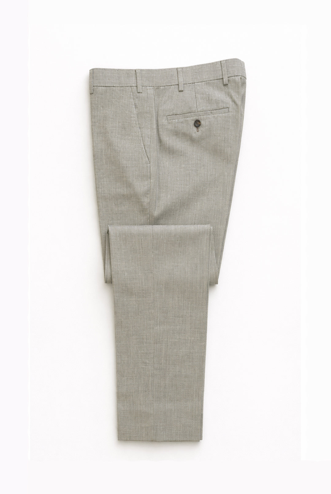 Redding Tailored Fit Trousers - Smokey Sage Green