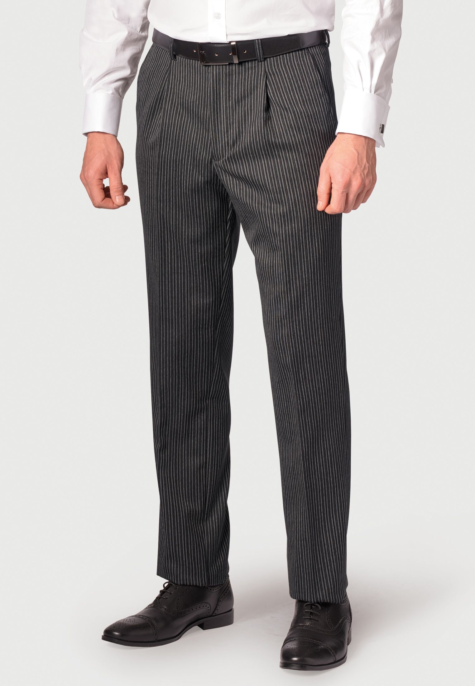 Regular Fit Pleated Front Masonic Trousers