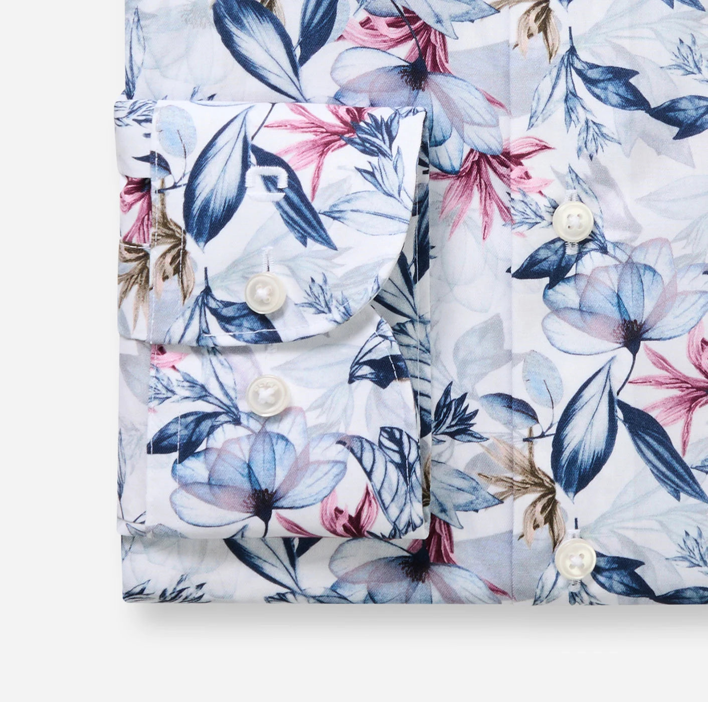 OLYMP Luxor Modern Fit Shirt – Marine Floral | Style 12341418