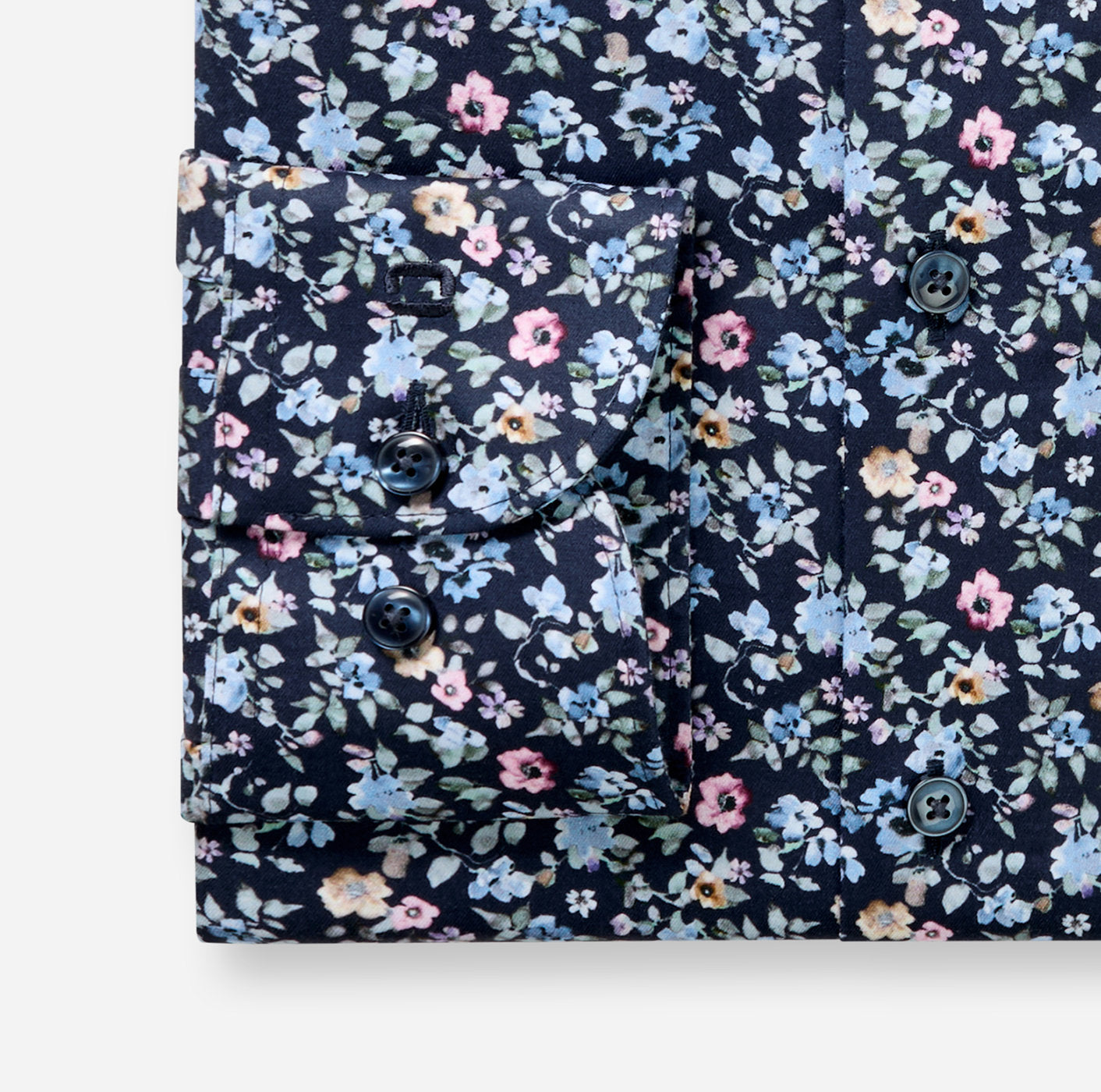 OLYMP Luxor Modern Fit Shirt – Marine Floral | Style 12701418