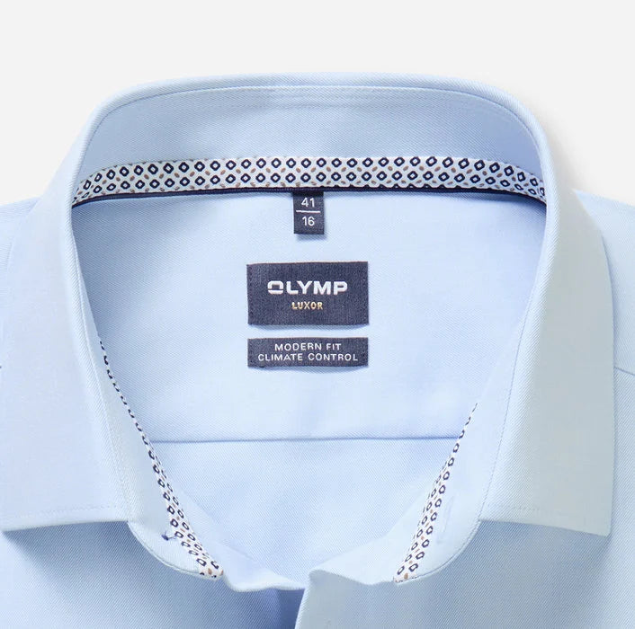 OLYMP Luxor Hybrid Modern Fit Shirt – Blue | Style 13161411