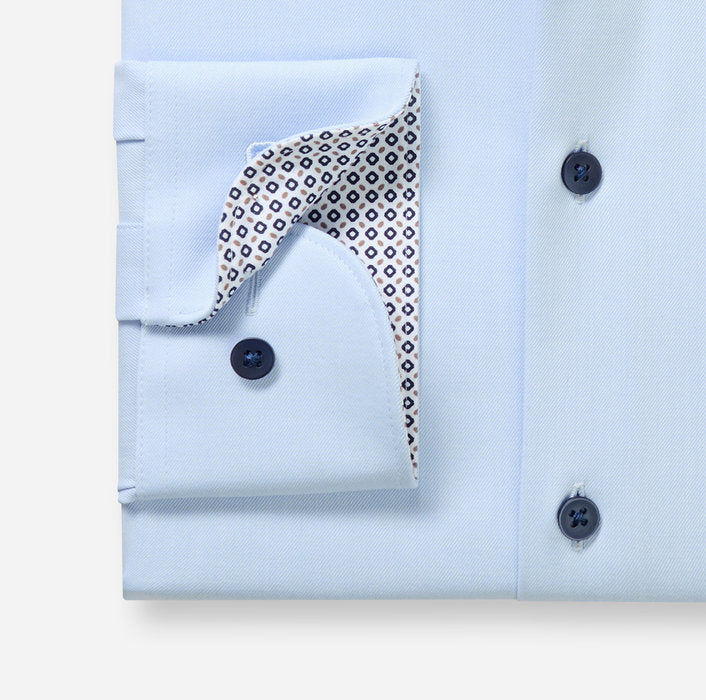 OLYMP Luxor Hybrid Modern Fit Shirt – Blue | Style 13161411
