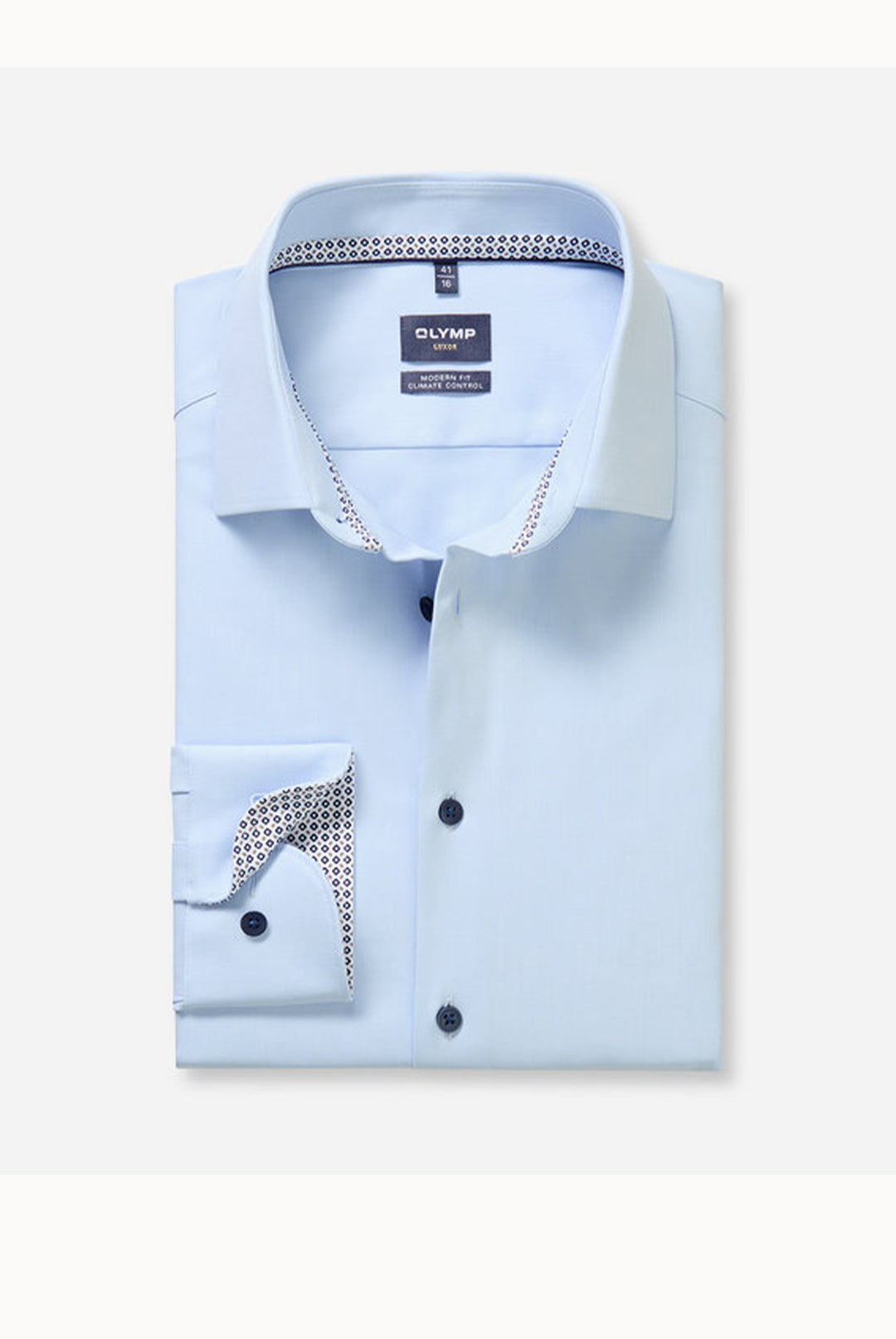 OLYMP Luxor Hybrid Modern Fit Shirt – Blue | Style 13161411