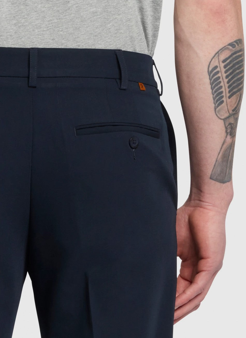 Farah Roachman 4 Way Stretch Trousers - Navy (King Sizes)