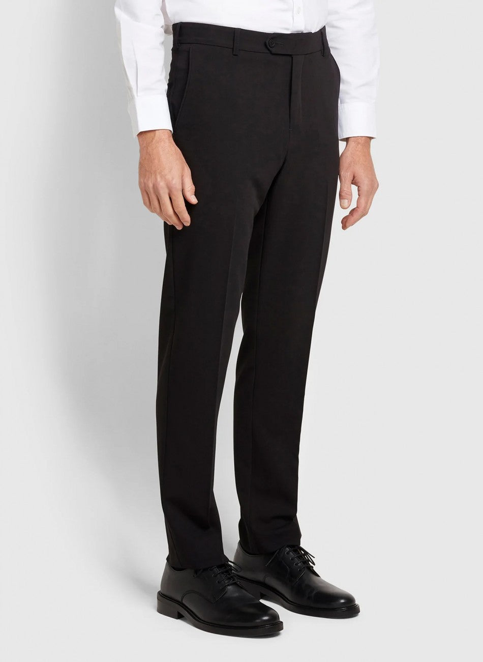 Farah Roachman 4 Way Stretch Trousers - Black (King Sizes)