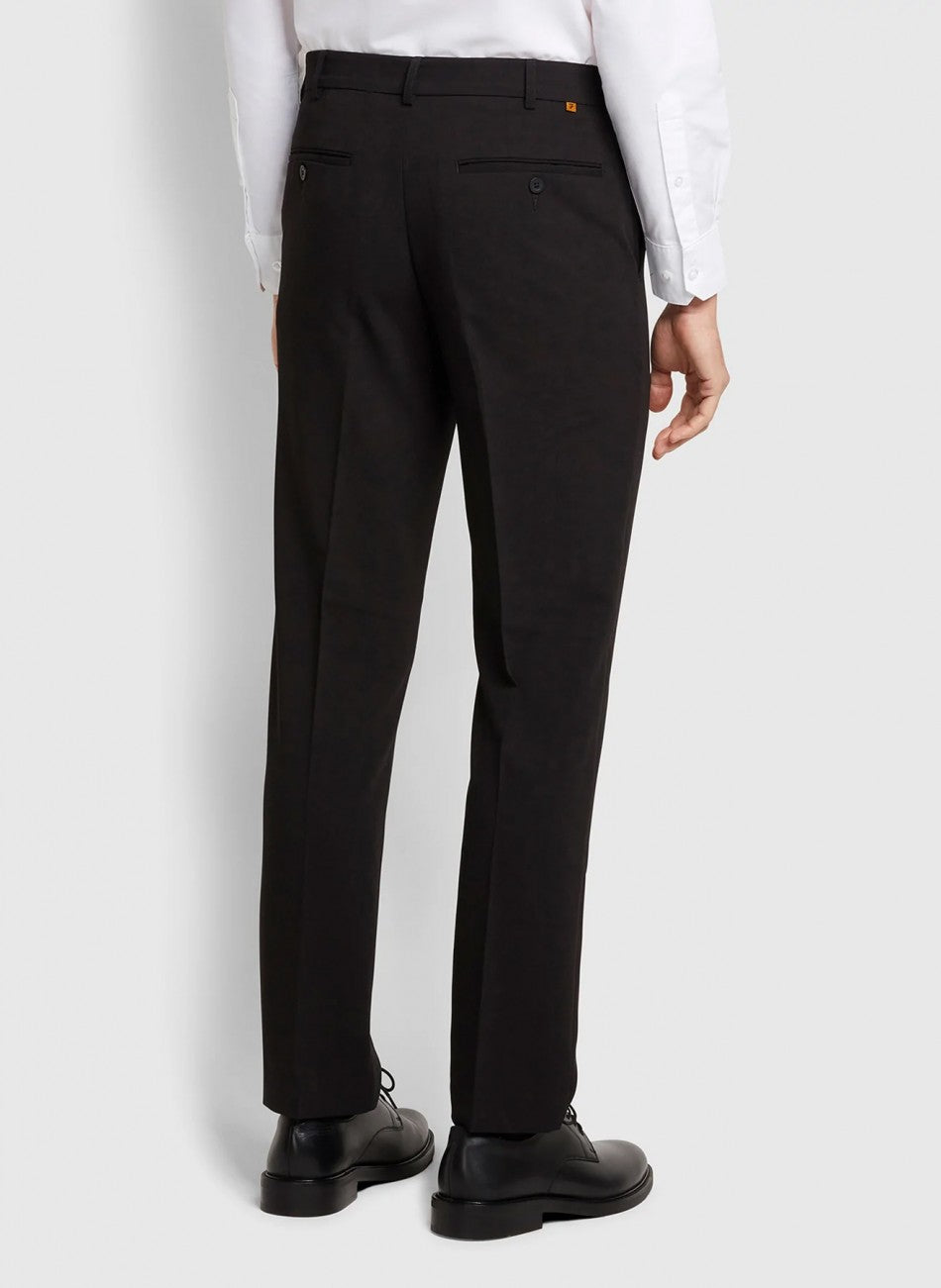 Farah Roachman 4 Way Stretch Trousers - Black (King Sizes)