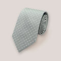 Pure Silk Polka-Dot Tie - Sage 7103/6