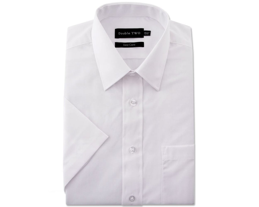 Classic Easy Care Short Sleeve Shirt - White