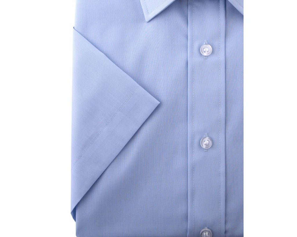 King Size Classic Easy Care Short Sleeve Shirt - Glacier