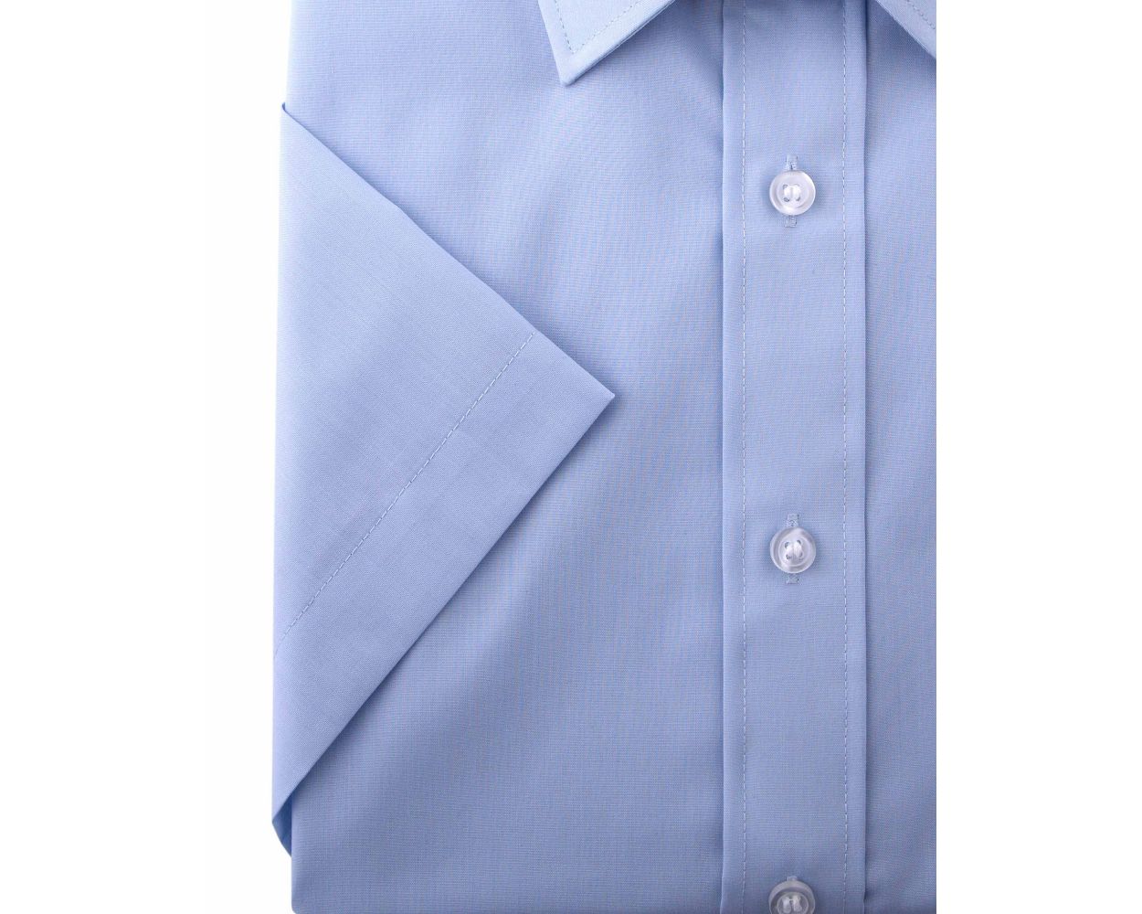 King Size Classic Easy Care Short Sleeve Shirt - Glacier