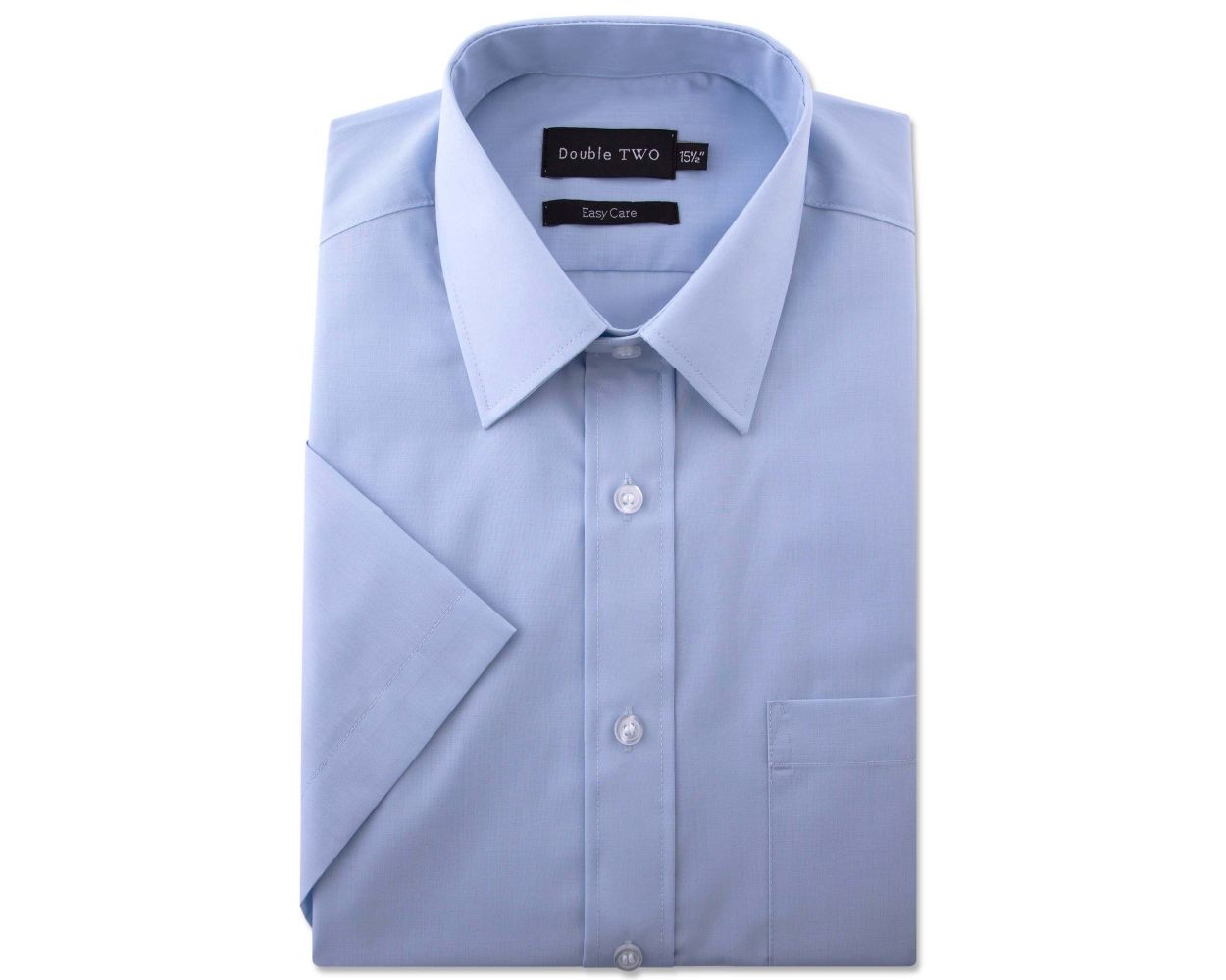 King Size Classic Easy Care Short Sleeve Shirt - Glacier
