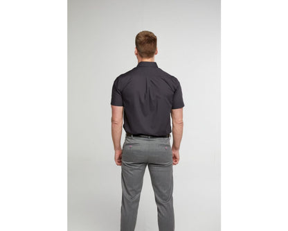 Classic Easy Care Short Sleeve Shirt - Black